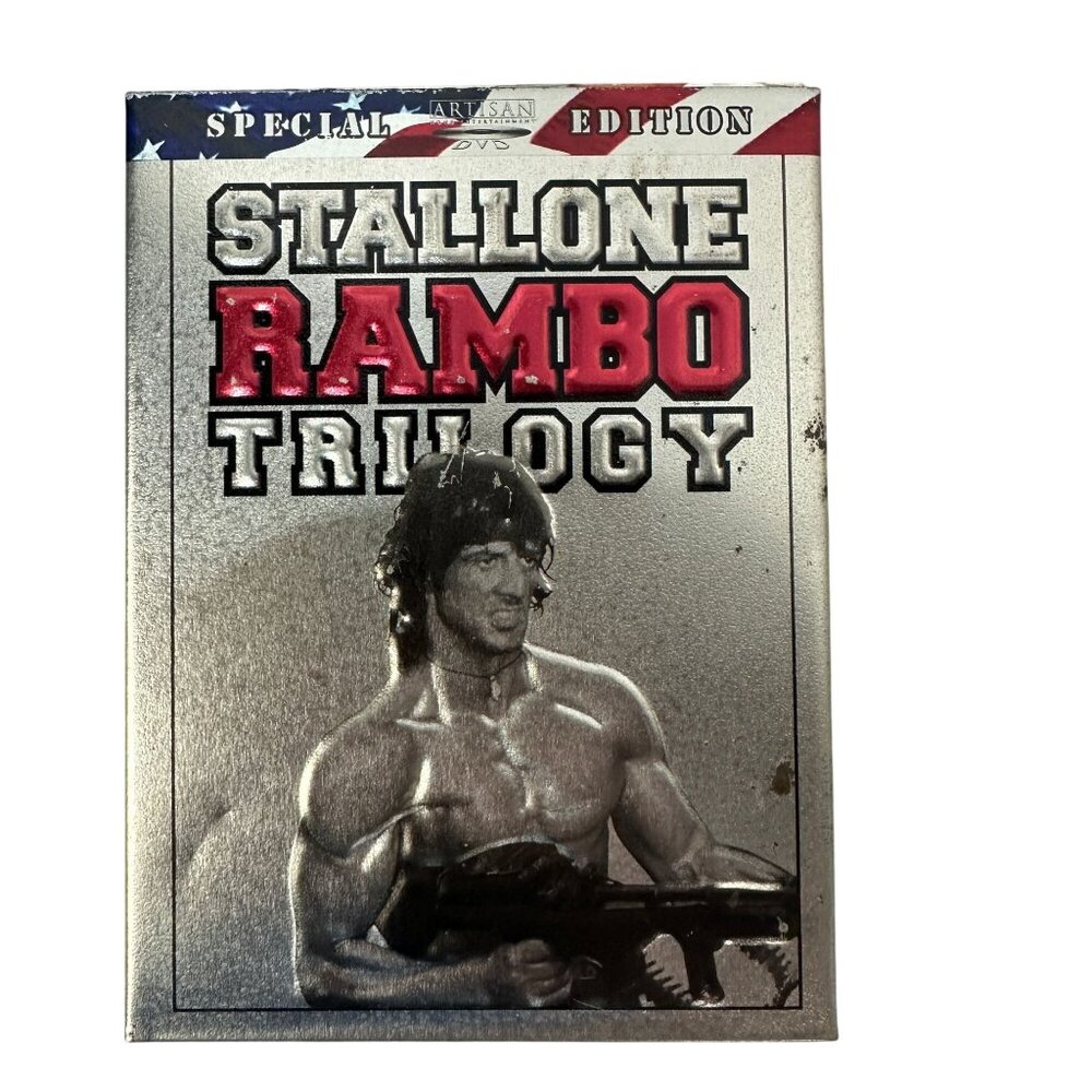 Stallone Rambo Trilogy Special Edition DVD Collection Artisan Studio All Regions